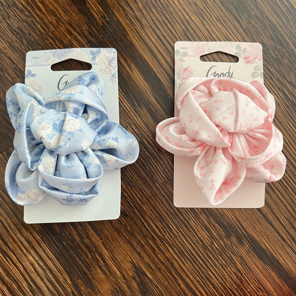 LoveShackFancy X Goody Flower Hair Ties- Everblooming Rosettes and English Ivy